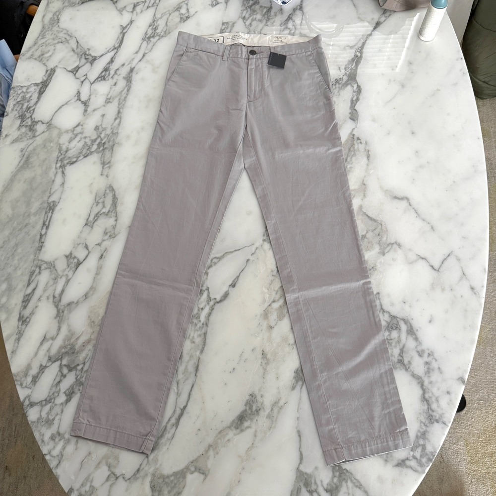 Club Monaco Men's Casual Cotton Gray Pants, Size 28/32 waist